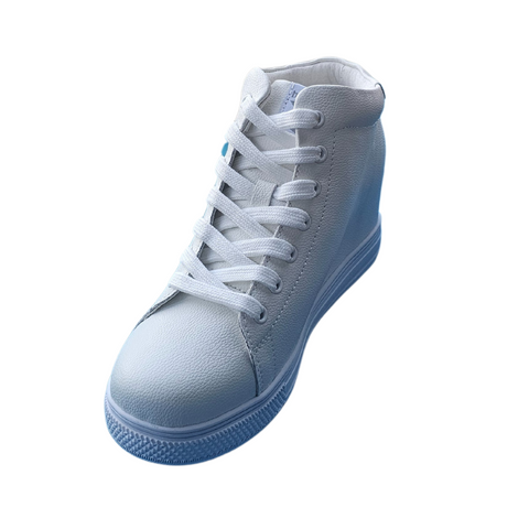 Bodker Sneaker Heels White (off white) New Version
