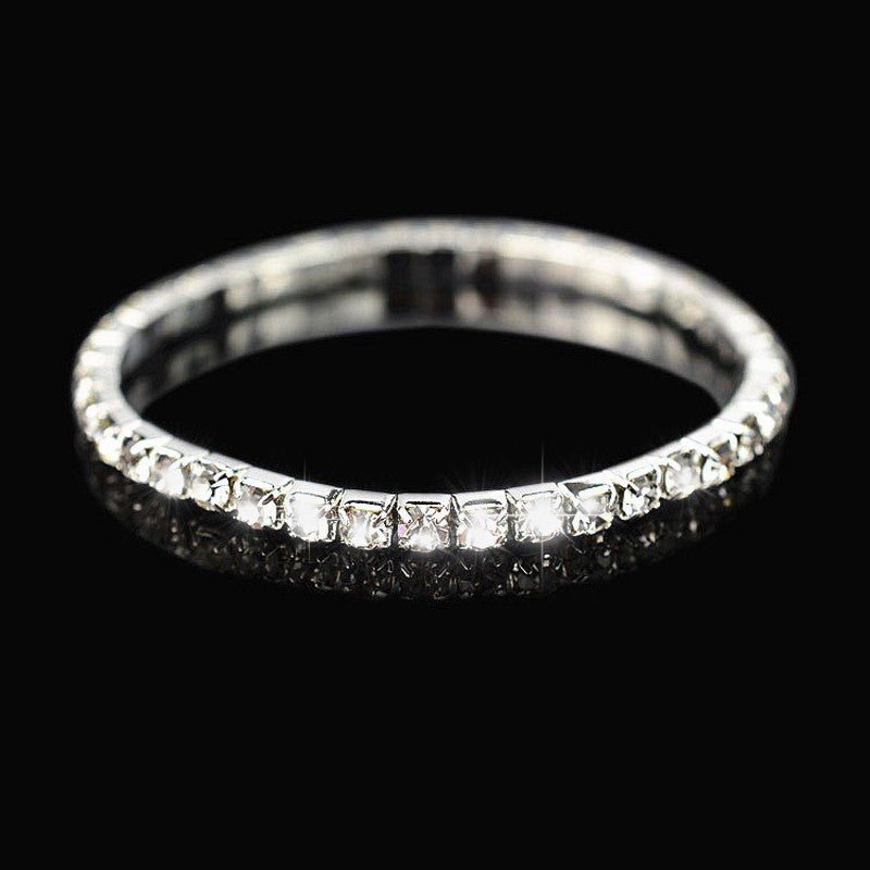 Rhinestone Stretch Bracelet 1 Row - STREET SMART LEGACY CLOTHING