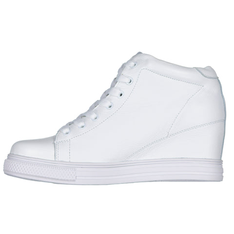 Leather Ankle Boots White - STREET SMART LEGACY CLOTHING