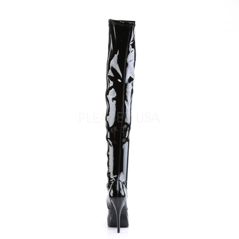 Indulge Thigh High Boot Black - STREET SMART LEGACY CLOTHING