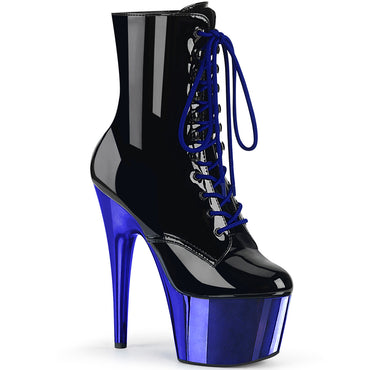 Adore 1020 Black/ Blue 7-Inch Boots