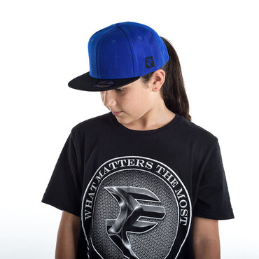 Blue/Black Snapback Cap - STREET SMART LEGACY CLOTHING